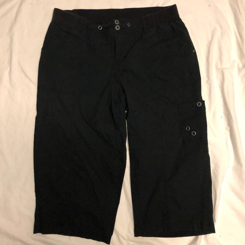 Lane Bryant Black Capris Pants